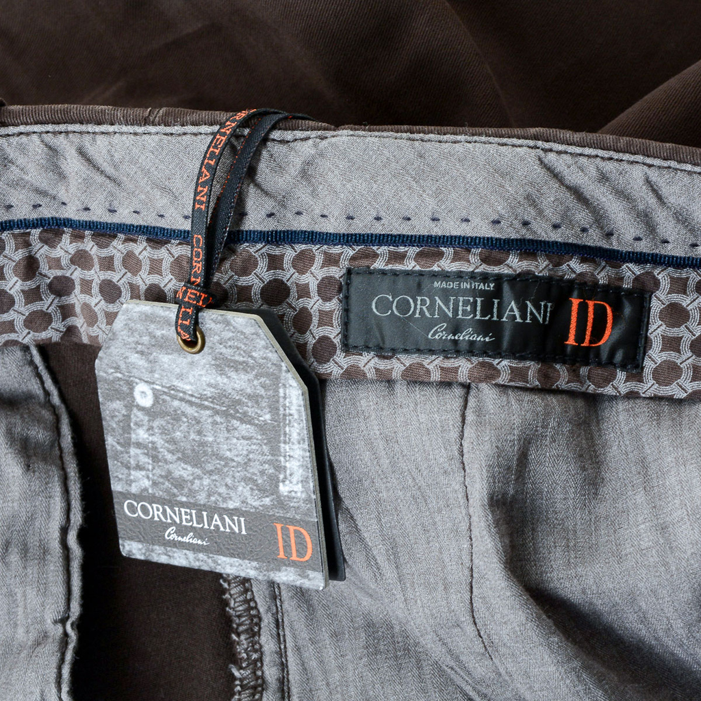 Corneliani Pantaloni Uomo Marrone