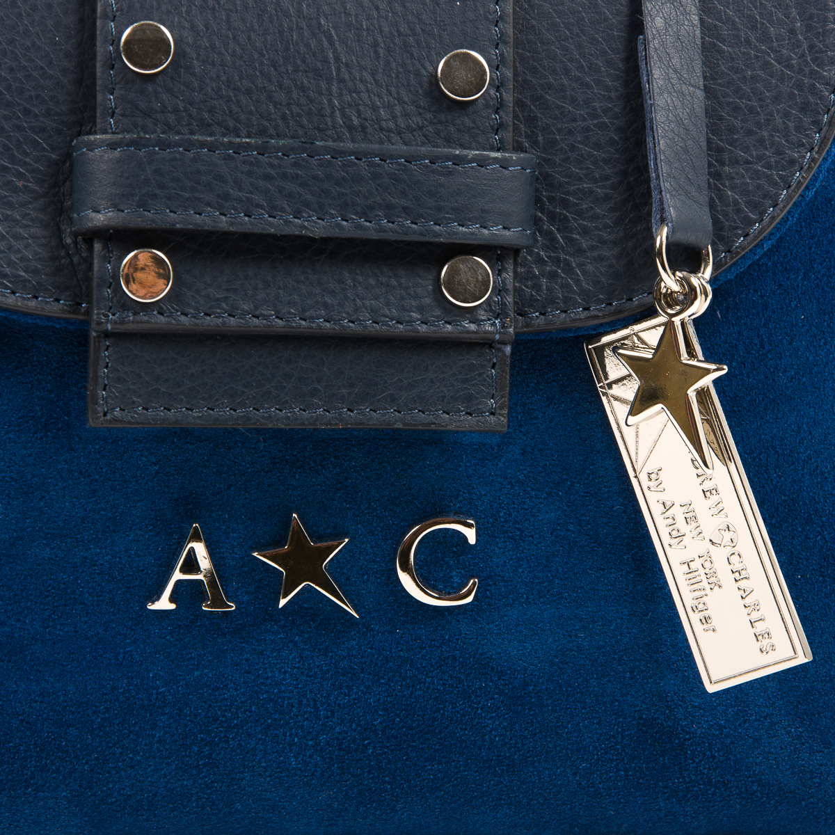 Borsa a mano da donna Andrew Charles blu PAMELA
