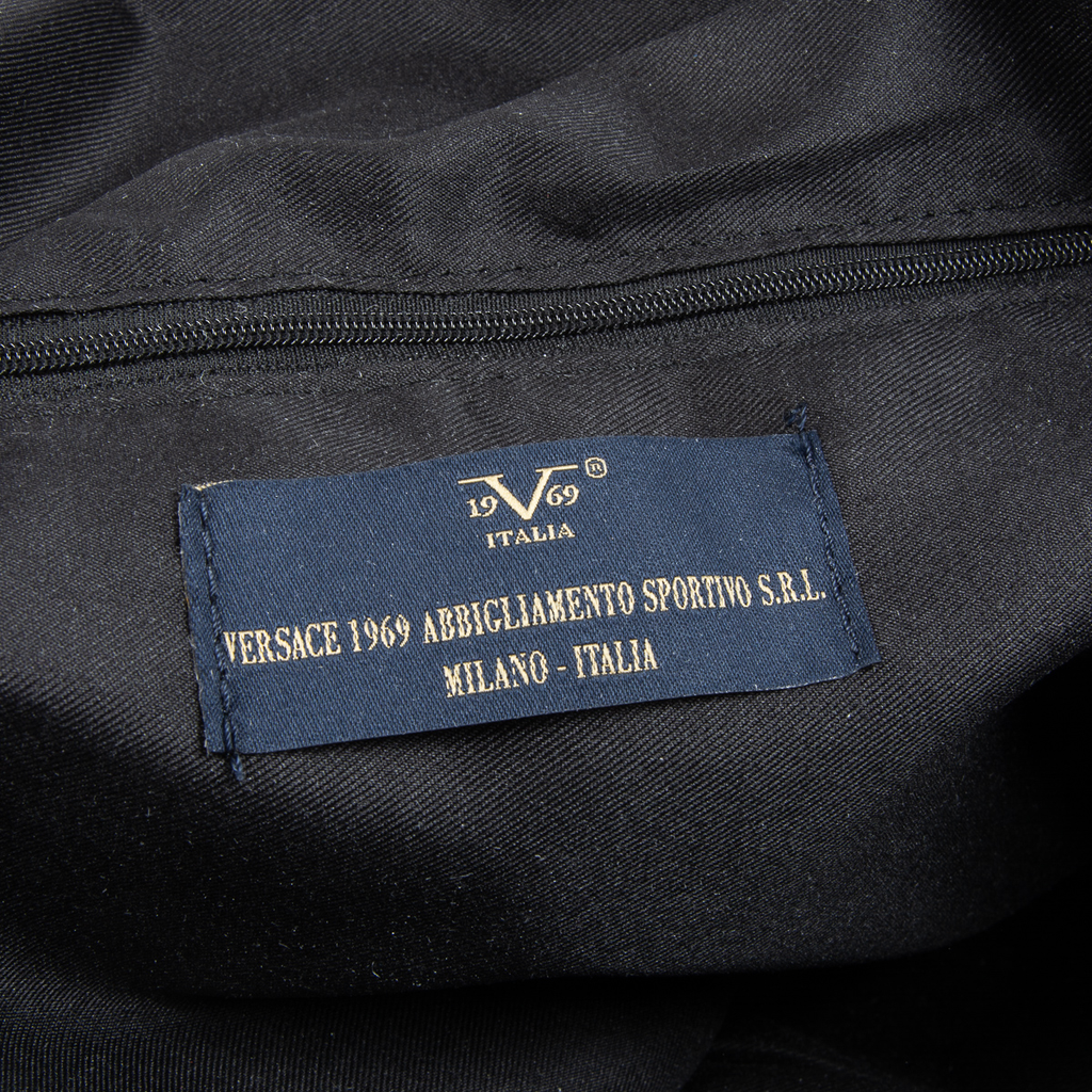 V 1969 Italia Borsa sportiva da uomo nera DESMOND