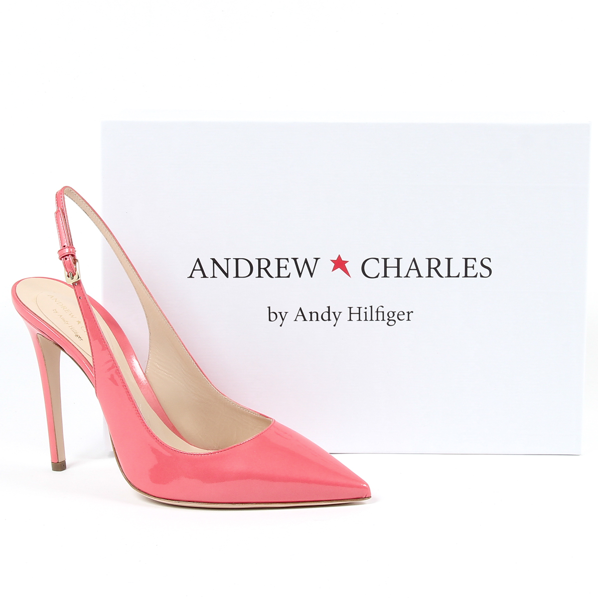 Andrew Charles By Andy Hilfiger - Décolleté con cinturino posteriore da donna, colore rosa, Lincoln