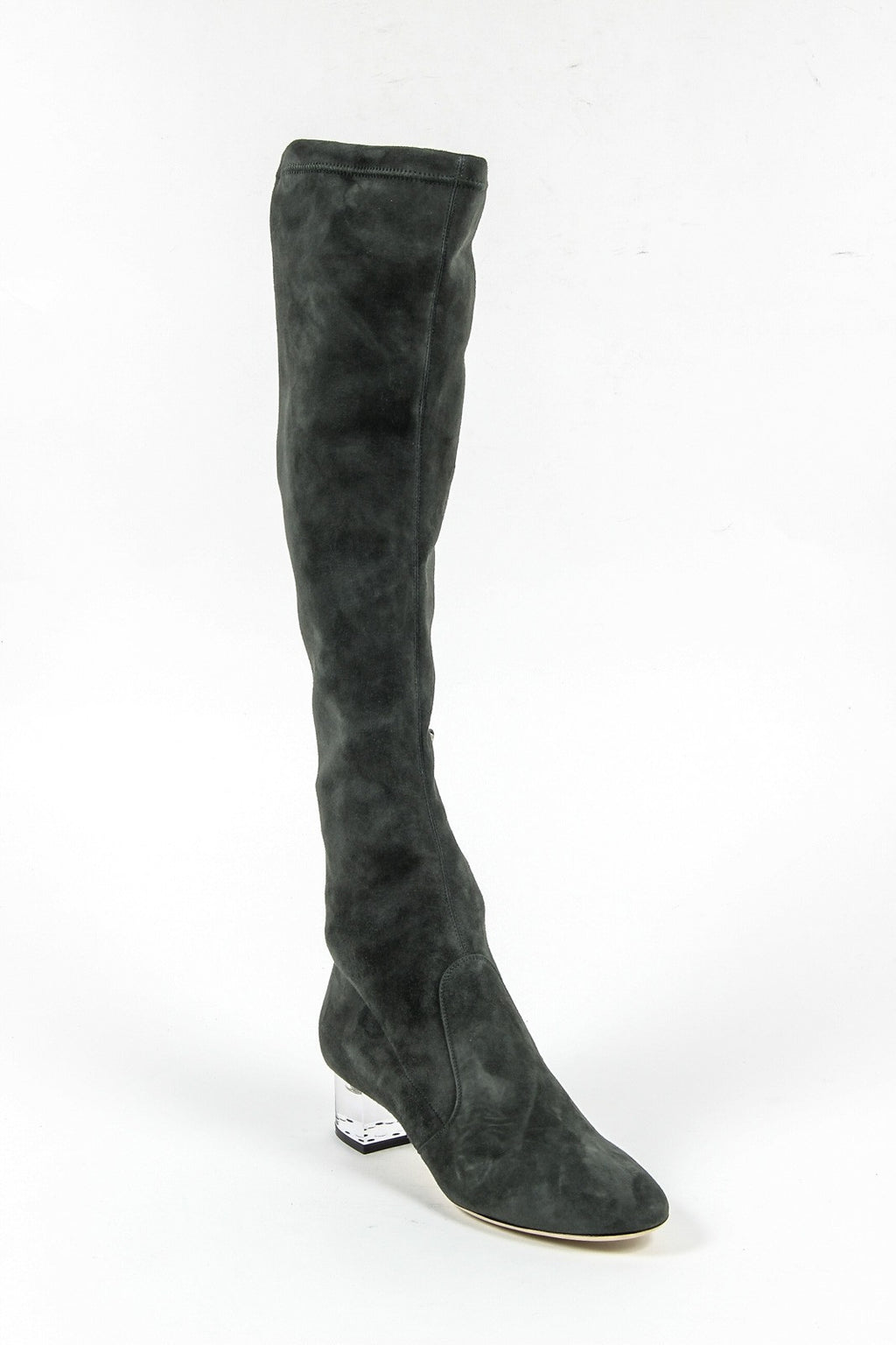 Stivale alto da donna V 1969 Italia 3123667 CAMOSCIO VERDE FERMO