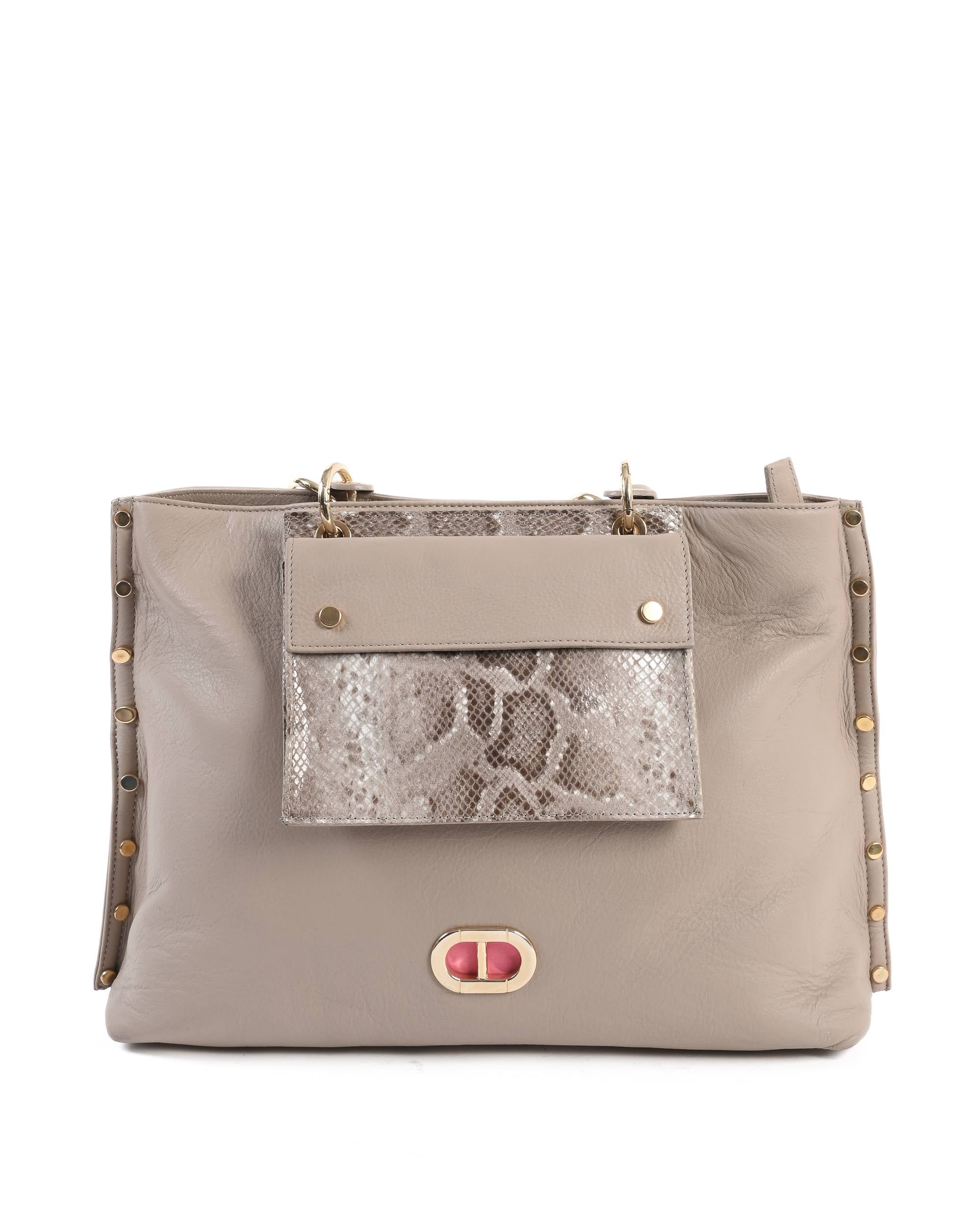 Borsa Donna Dee Ocleppo GM2000 MIAMI PITONE MARMO ROCCIA