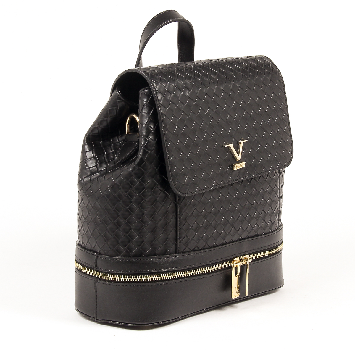 V 1969 Italia Zaino da donna nero STEFY