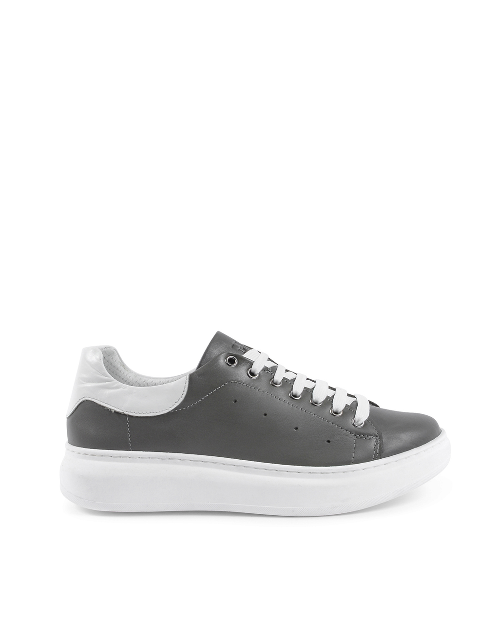 Sneaker Uomo 19V69 Italia Grigio Bianco 720 PELLE GRIGIO PELLE BIANCO