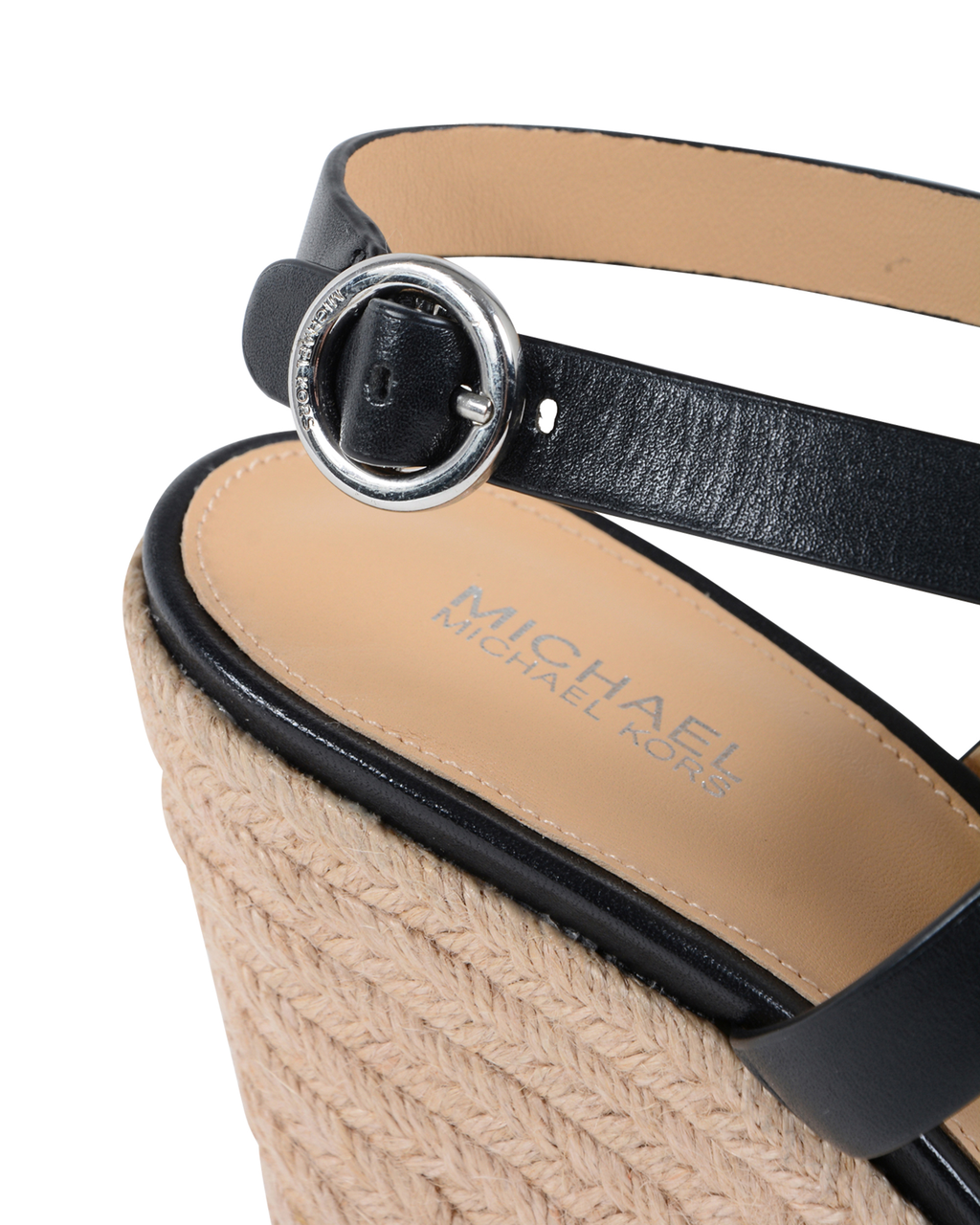 Sandalo con zeppa da donna Michael Kors nero DARIEN