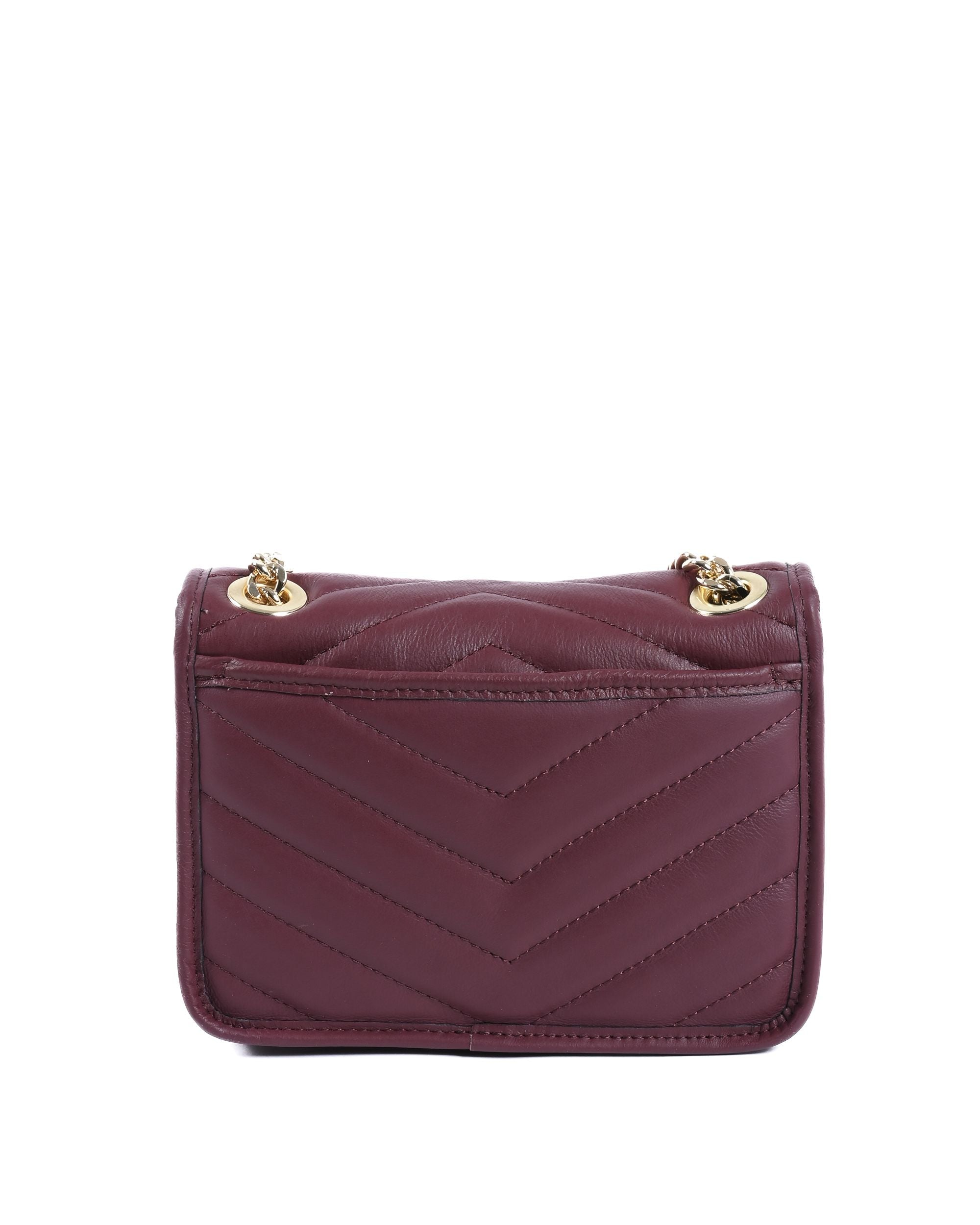 Borsa a mano da donna V Italia 10507 SAUVAGE BORDEAUX