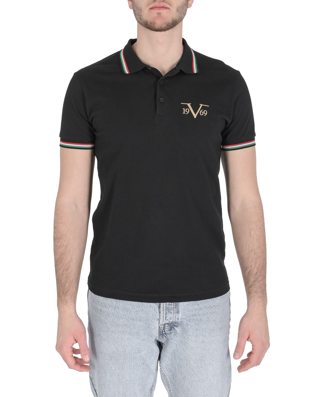 19V69 Italia Polo Uomo OLAF NERO