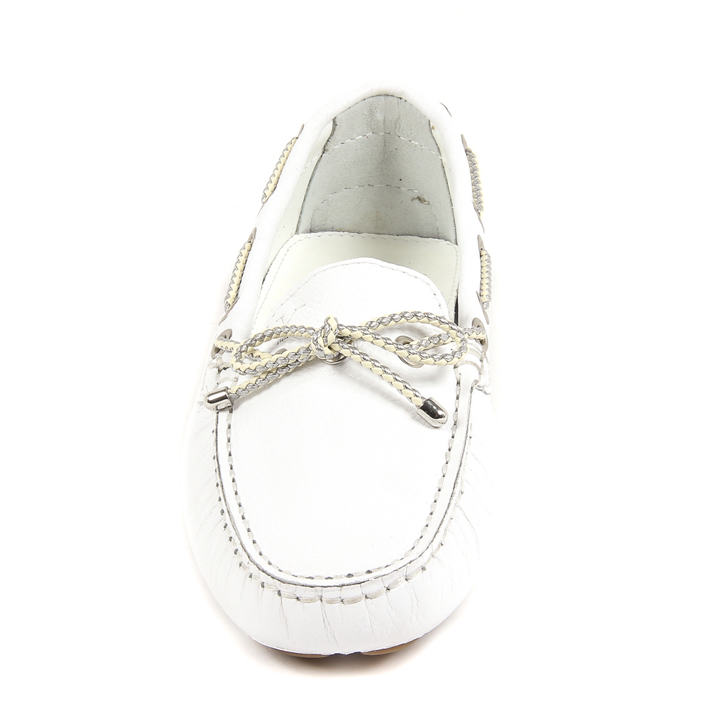 V 1969 Italia Mocassino Donna Bianco EMILIA