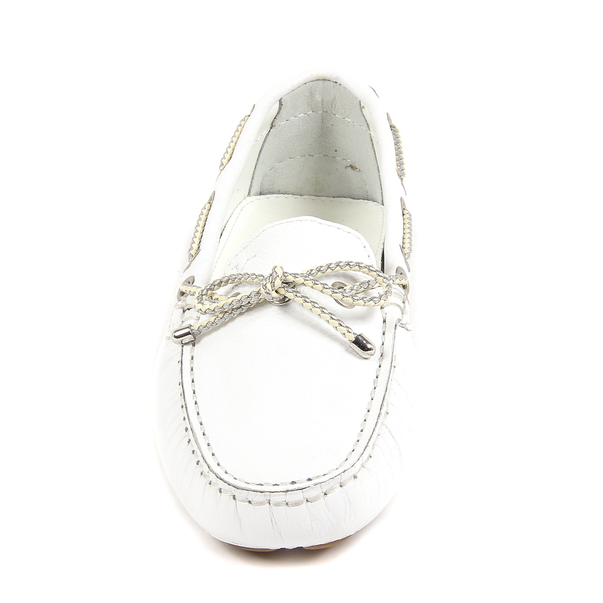 V 1969 Italia Mocassino Donna Bianco EMILIA