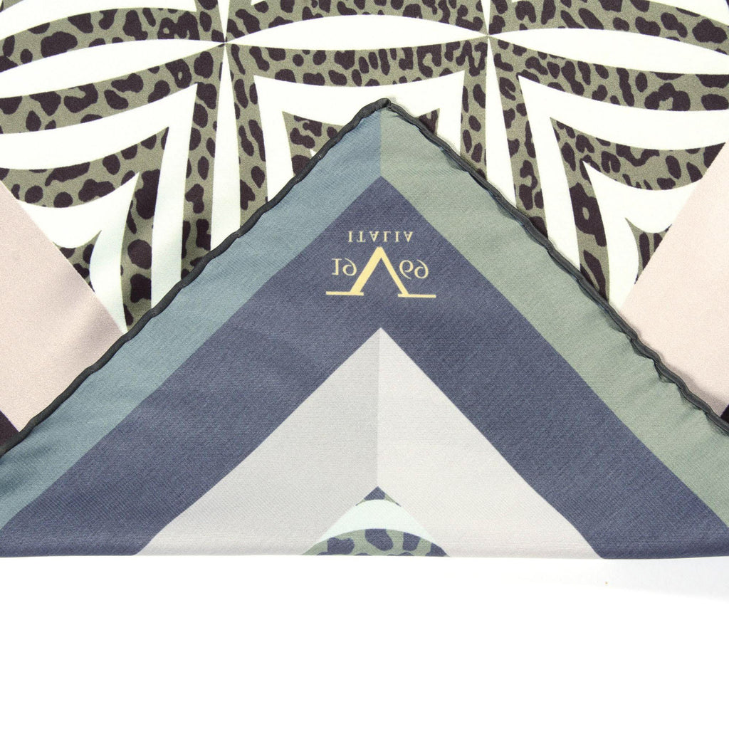 V 1969 Italia Foulard Donna Multicolore VIOLA