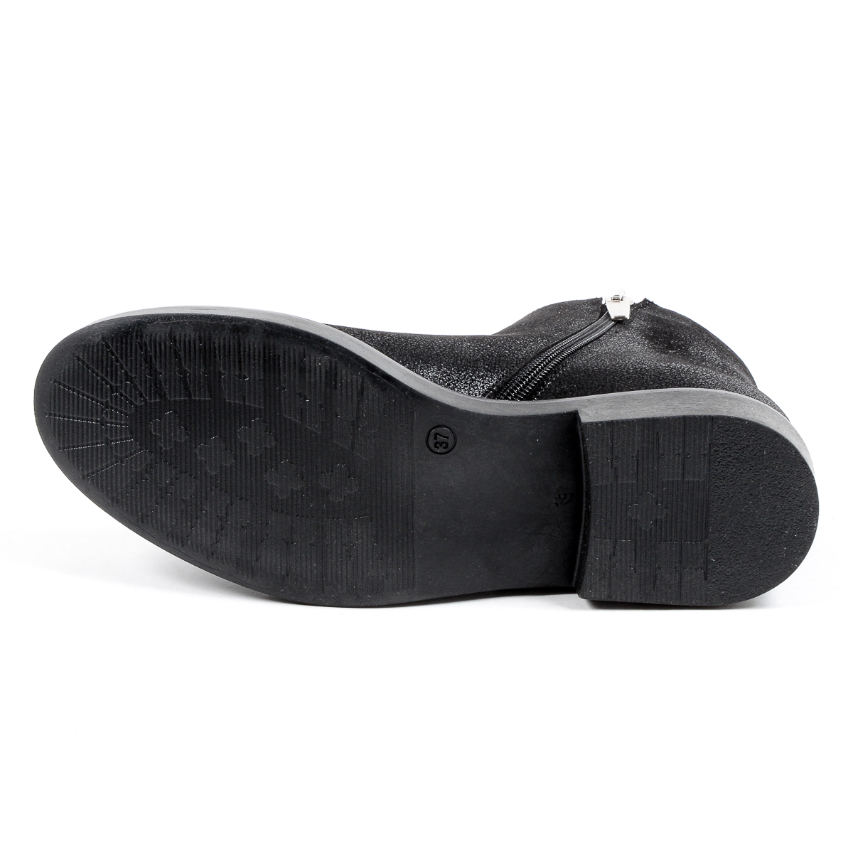 V 1969 Italia Stivaletto da donna nero TILLY