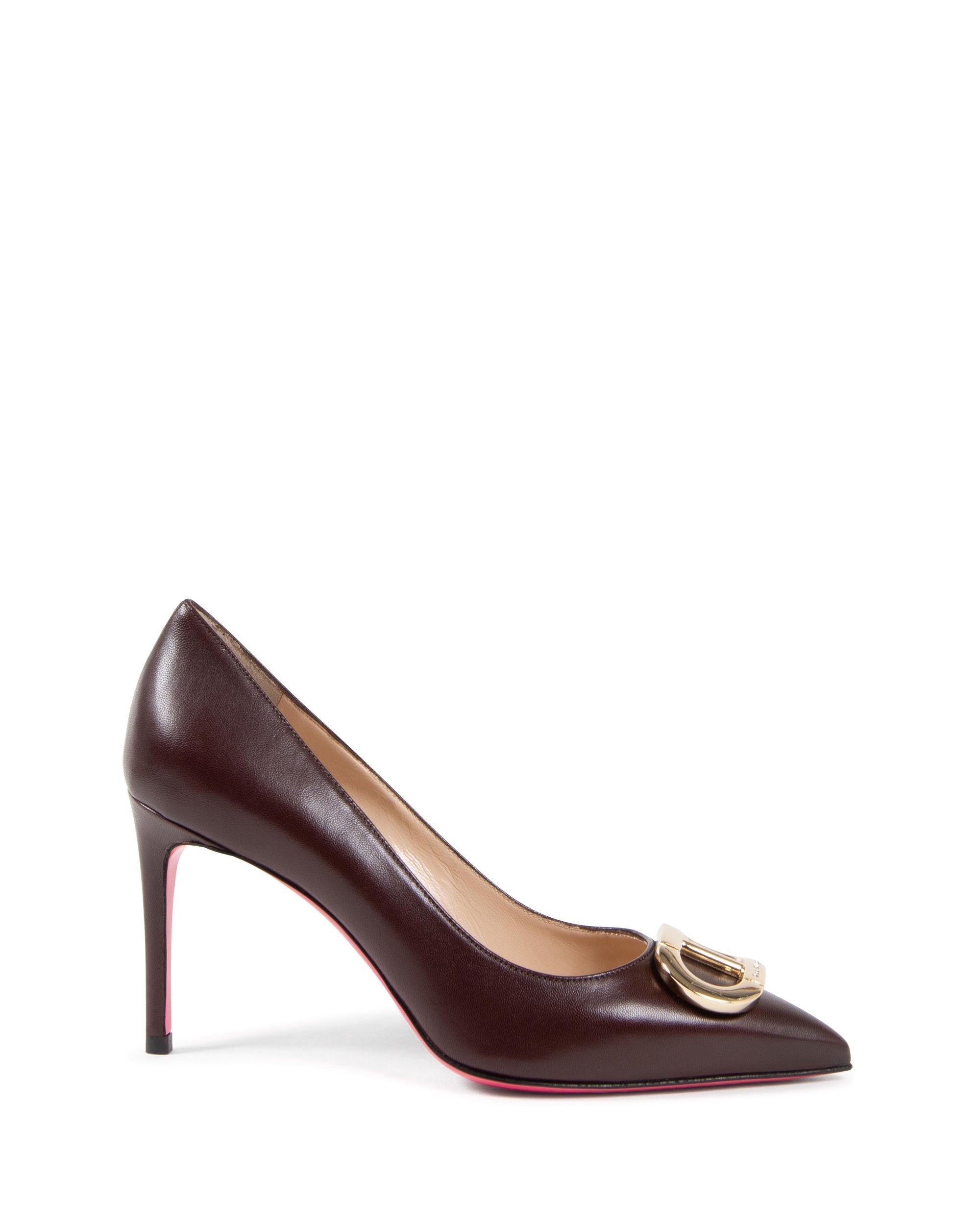Scarpa con logo Office Party Borgogna