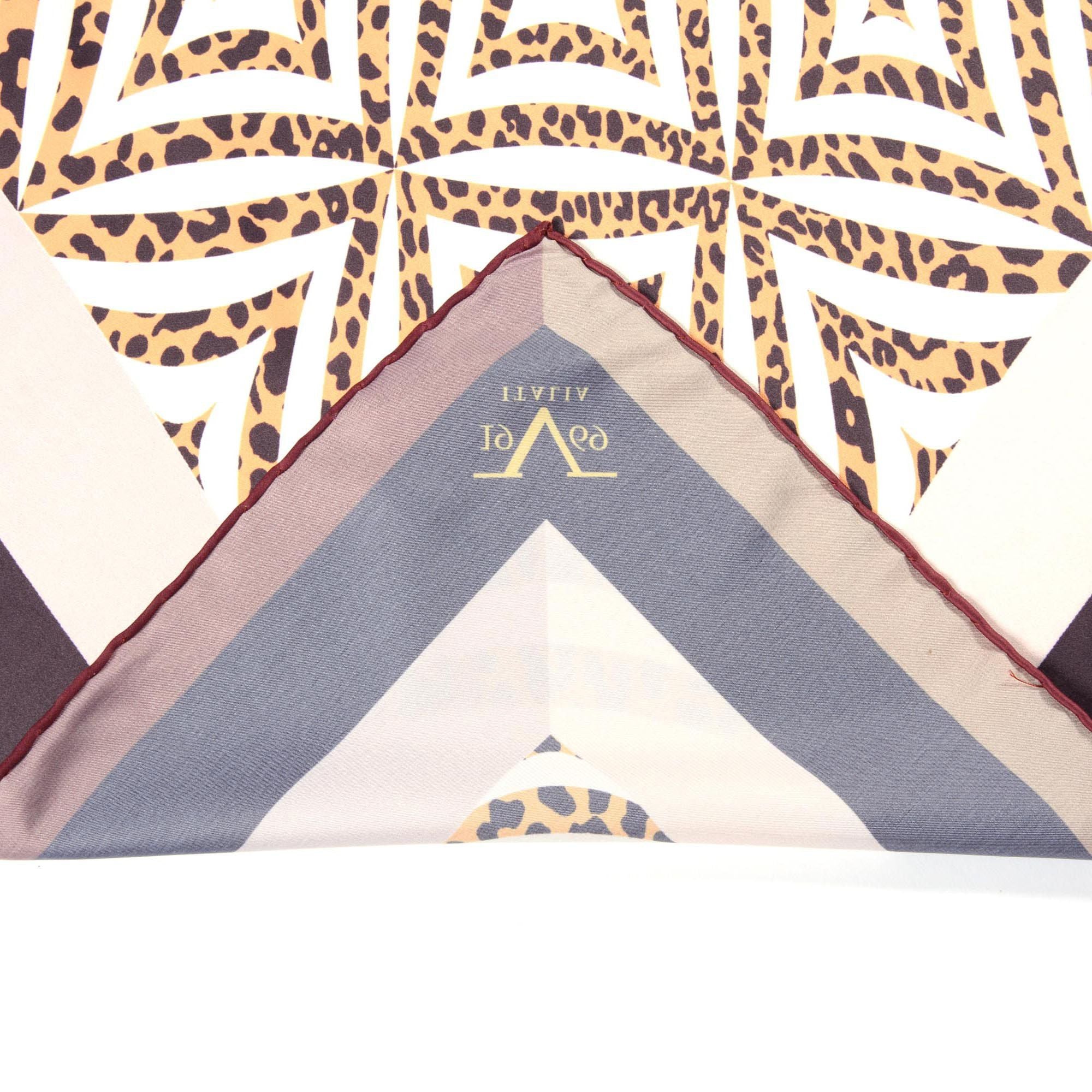 V 1969 Italia Foulard Donna Multicolore VIOLA