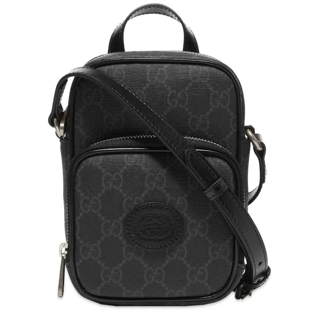 Borsa a tracolla Gucci GG Supreme nera
