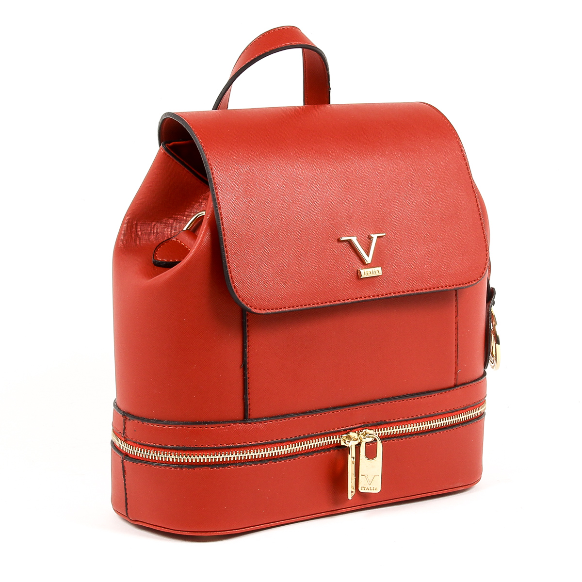 V 1969 Italia Zaino da donna rosso STEFY