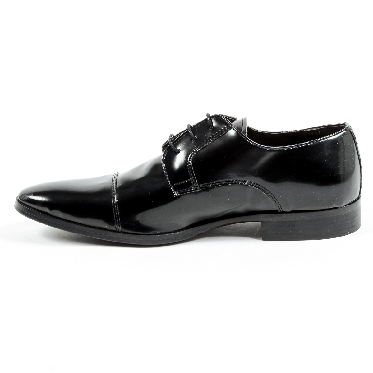 V 1969 Italia Scarpa classica da uomo nera CORONA