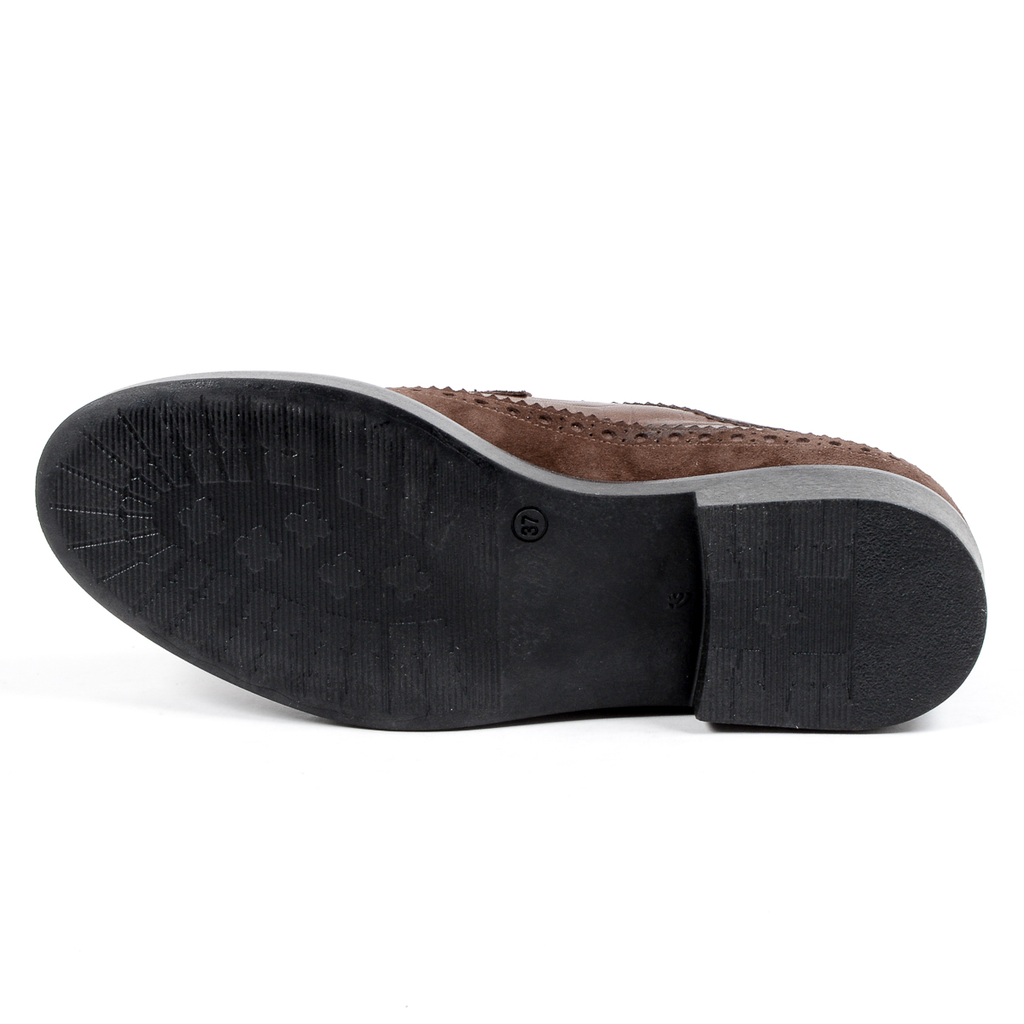 V 1969 Italia Scarpa Brogue da Donna Marrone TRENTO