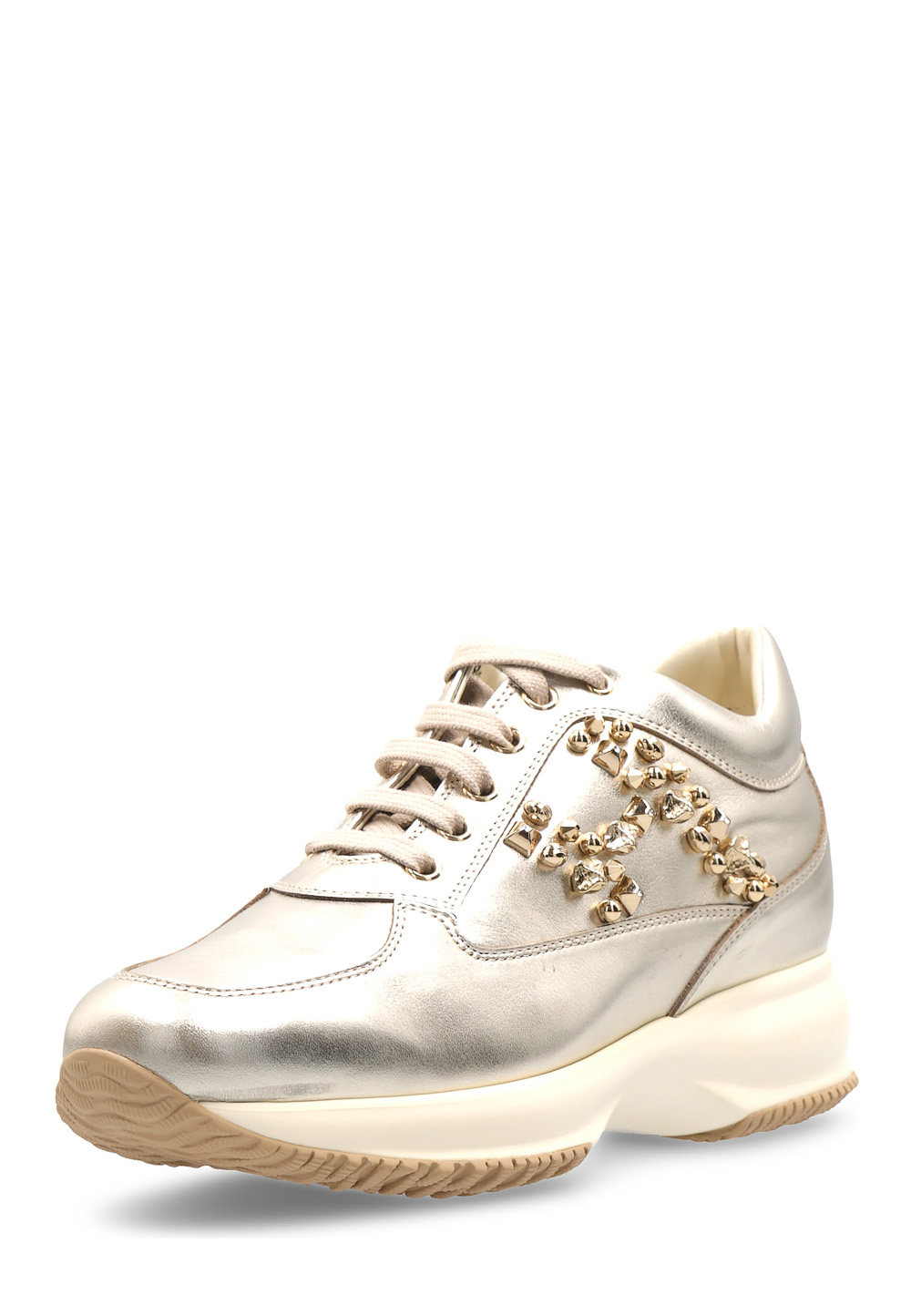 Hogan Donna Sneaker Argento Interactive HXW00N0Q240SSV0B202