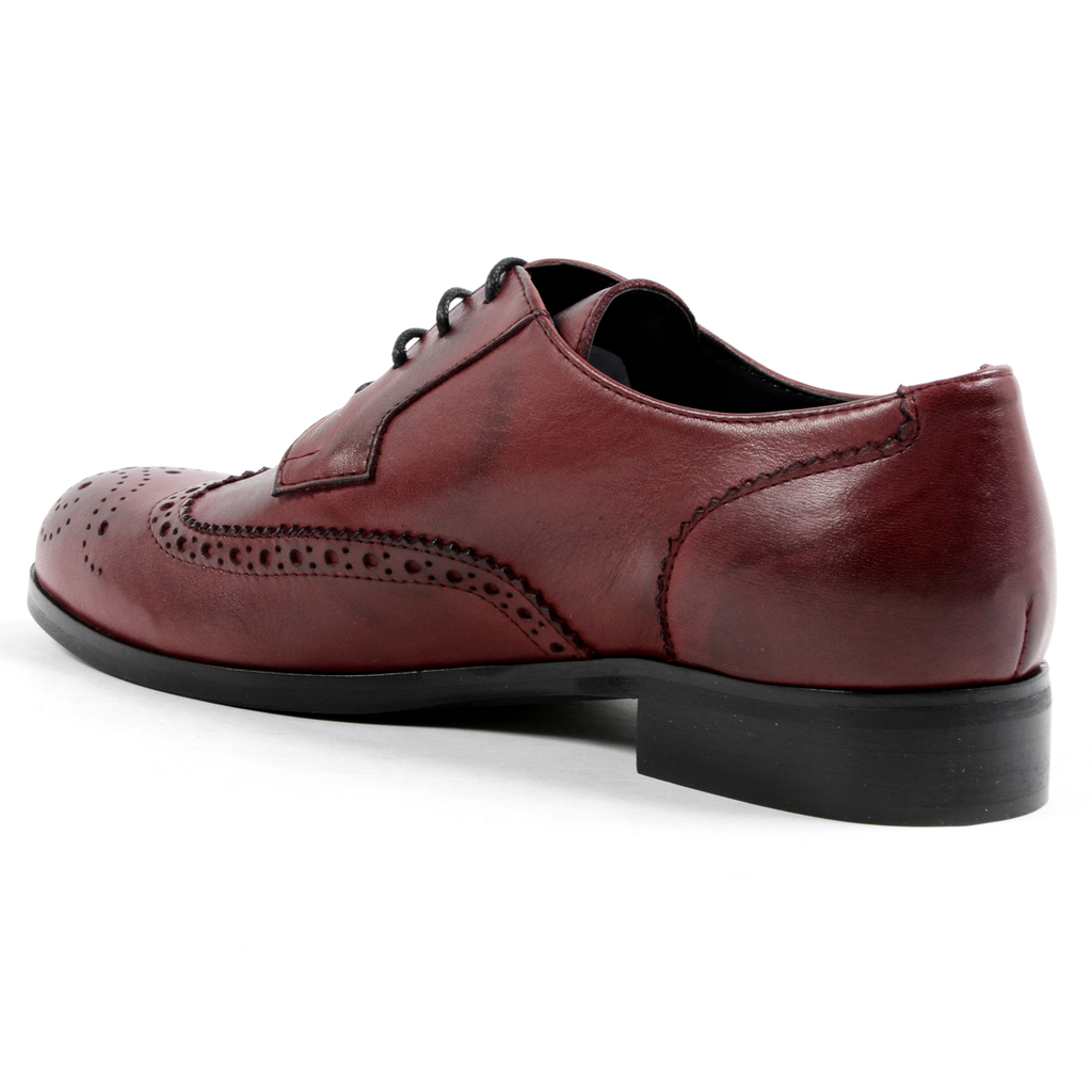V 1969 Italia Scarpa stringata da donna Bordeaux SULLY