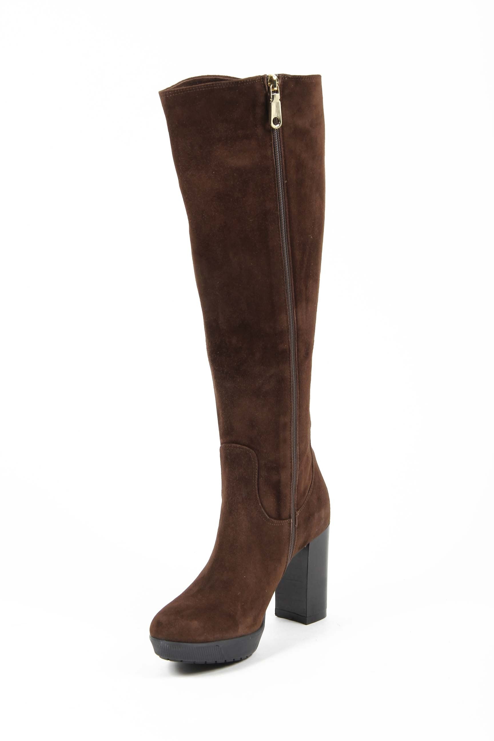 V 1969 Italia Womens High Boot S01 CAMOSCIO T. MORO