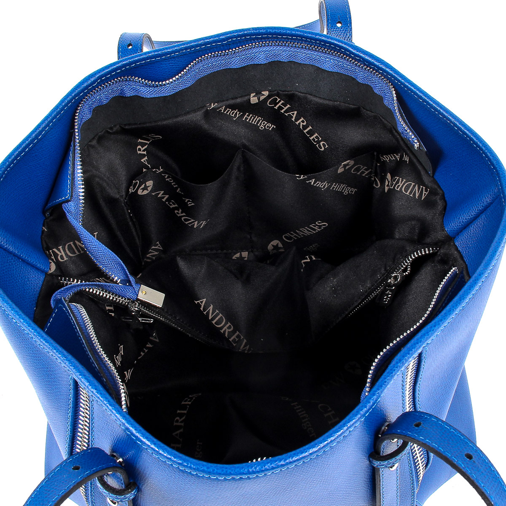 Borsa a mano da donna Andrew Charles blu ETHEL