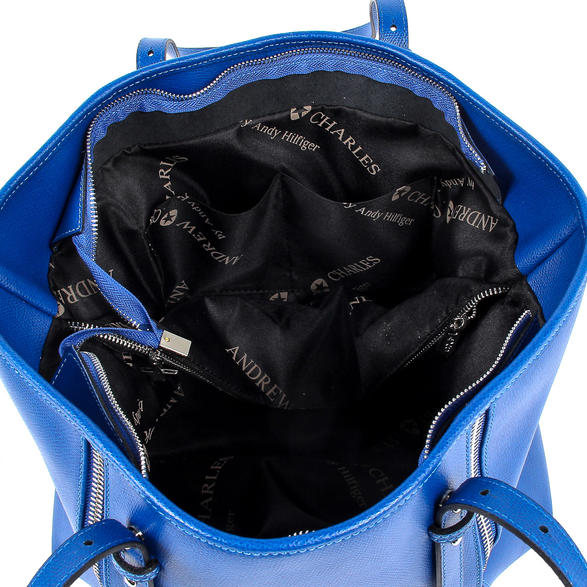 Borsa a mano da donna Andrew Charles blu ETHEL