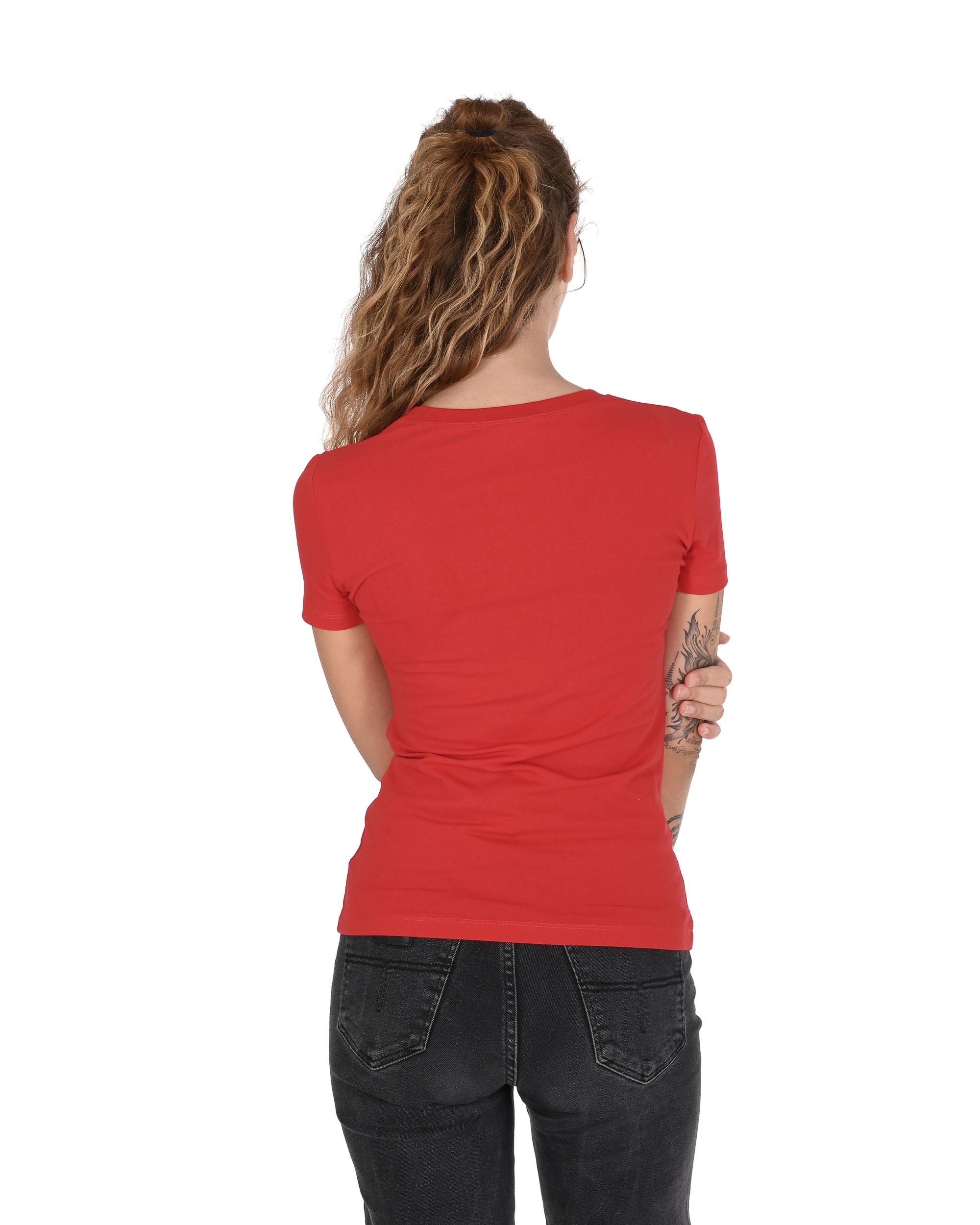 T-shirt da donna Love Moschino W 4 H19 80 E 1951 O97 ROSSO