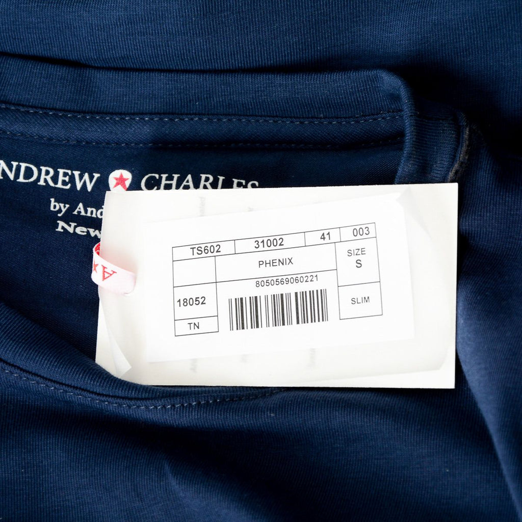 Andrew Charles By Andy Hilfiger T-shirt da donna LS TS602 031002 PHENIX NAVY 003