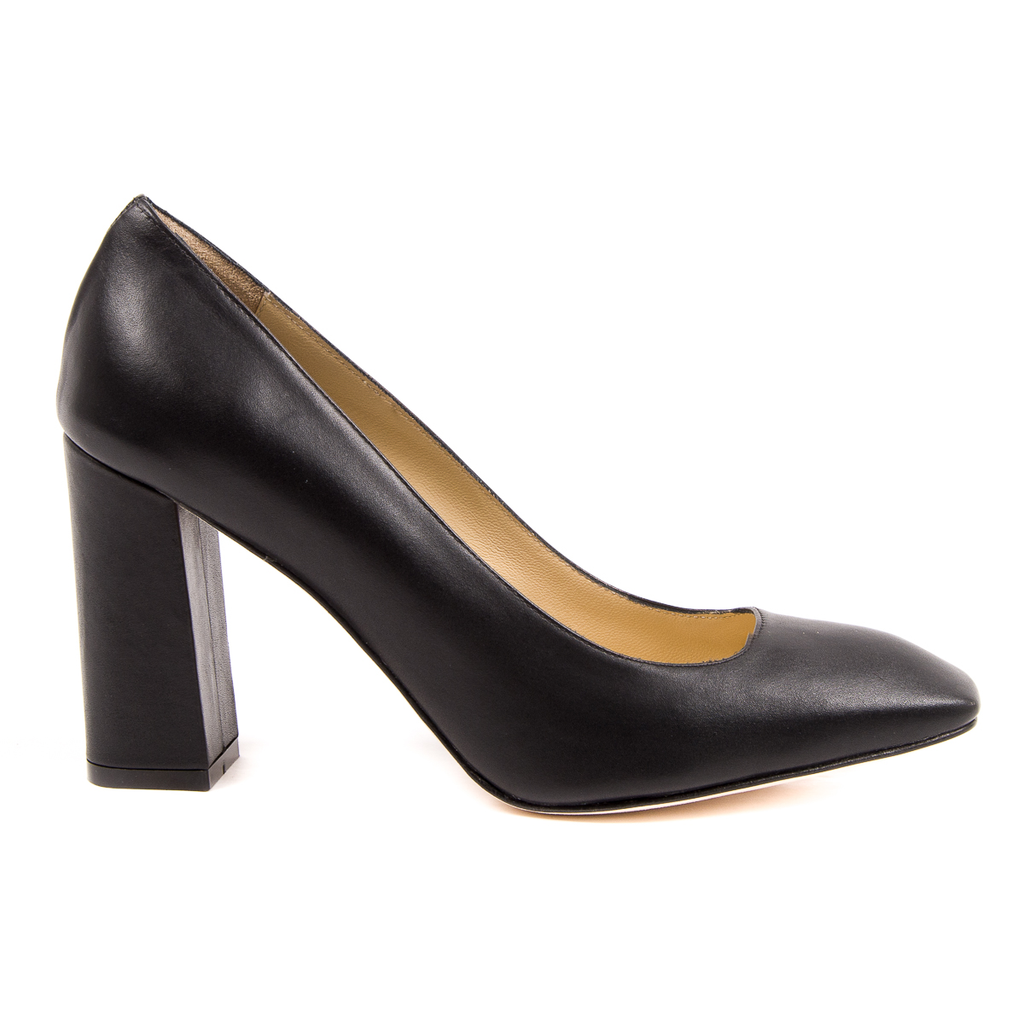 V 1969 Italia Scarpe da donna nere CAROLINE