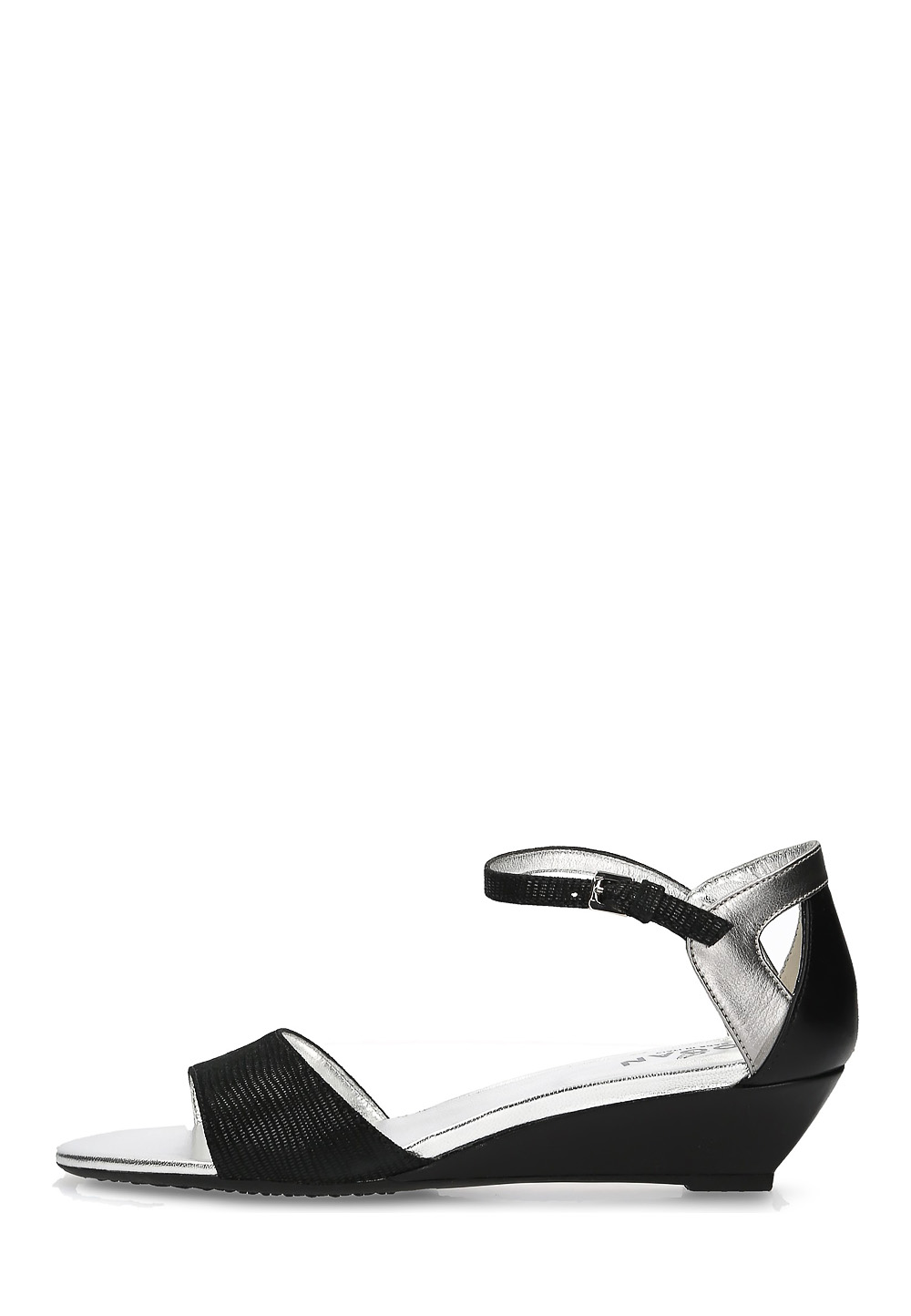 Hogan Sandalo con zeppa da donna Nero HXW2300N4106DB2885