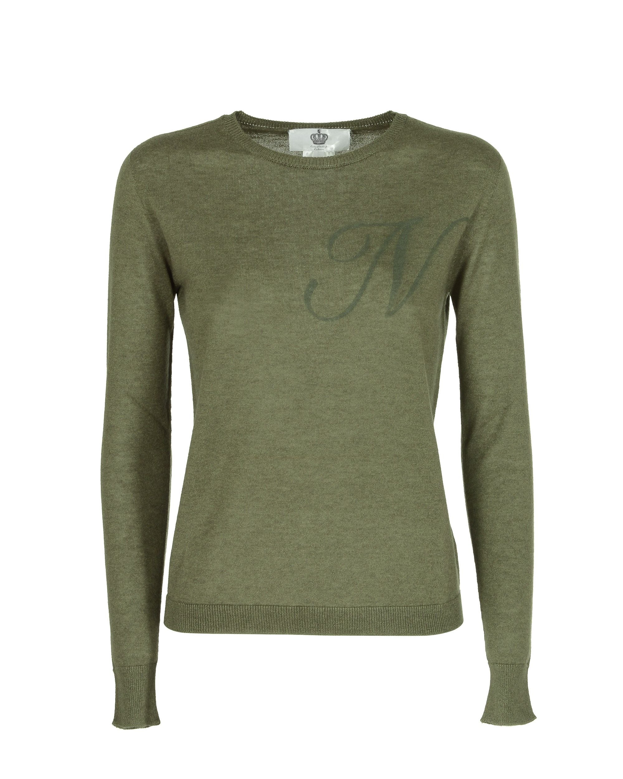 Dee Ocleppo Long Sleeve ART 004 GREEN LETTER N