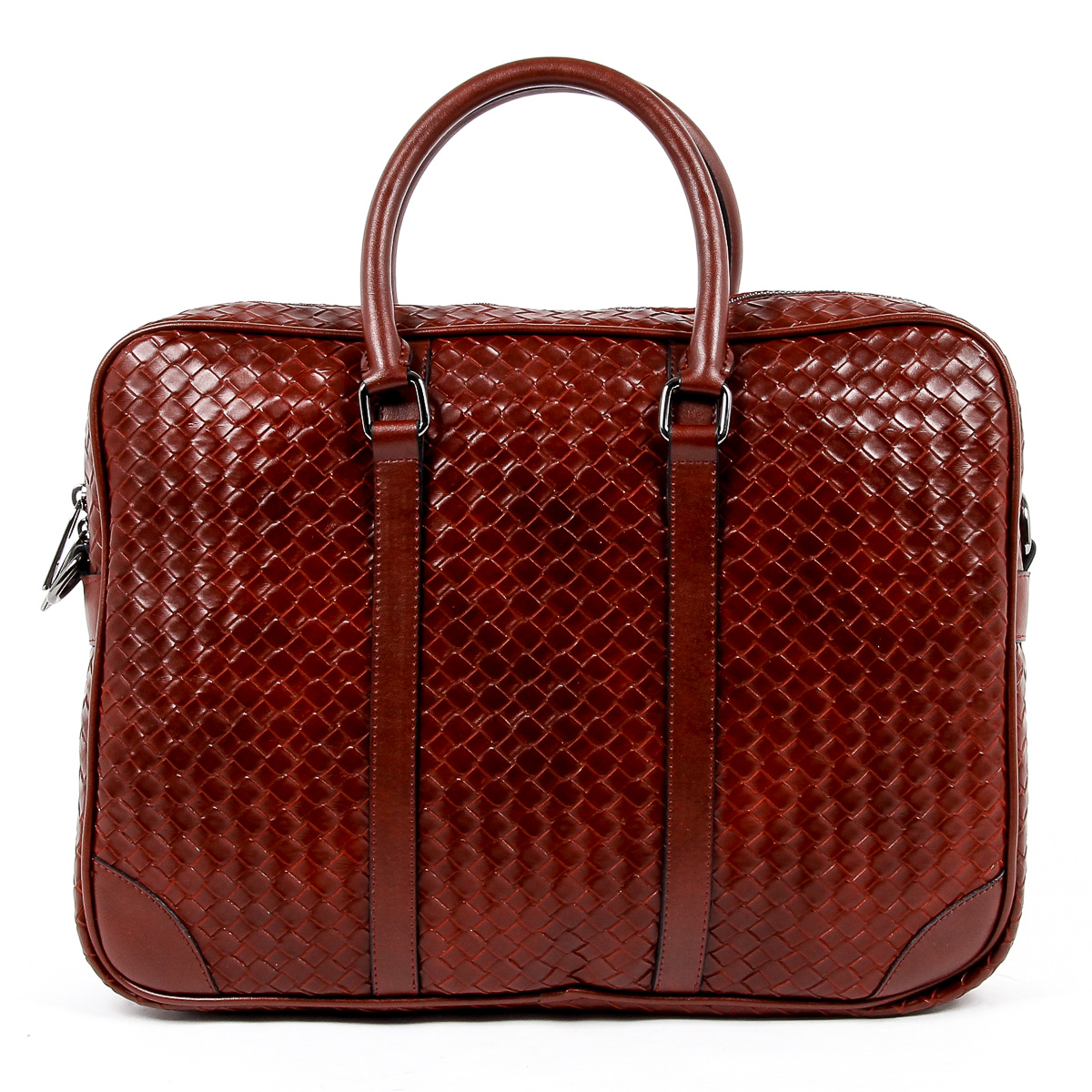 V 1969 Italia Borsa da uomo rosso scuro EVAN