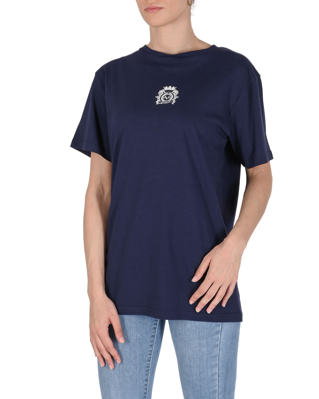 19V69 Italia T-shirt lunga da donna VSC1WTS02 NAVY