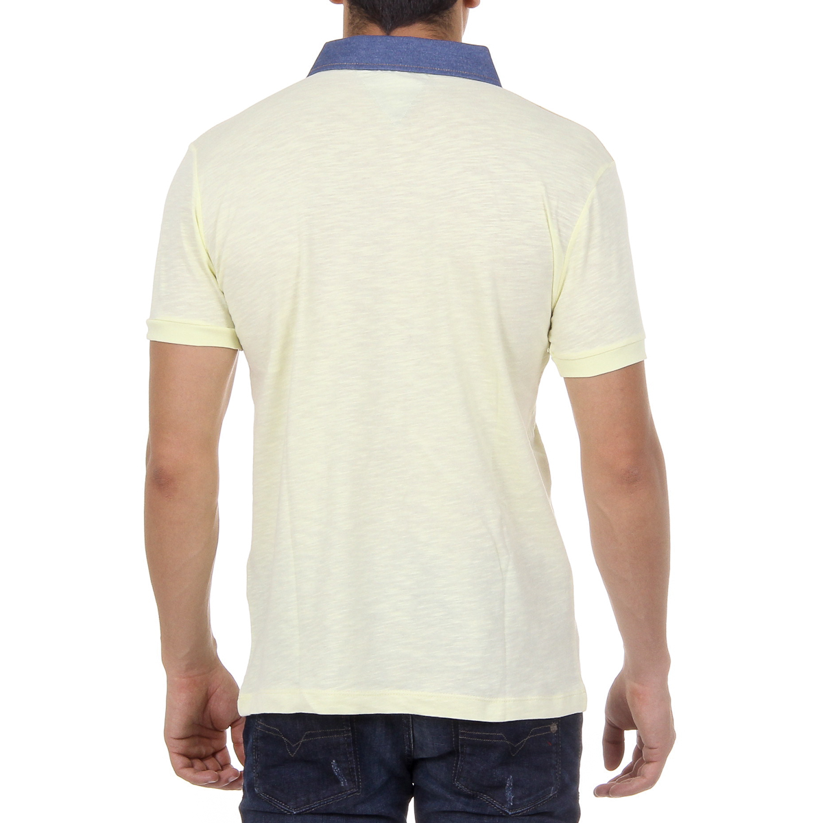 Polo da uomo a maniche corte Ufford & Suffolk Polo Club US007B GIALLO