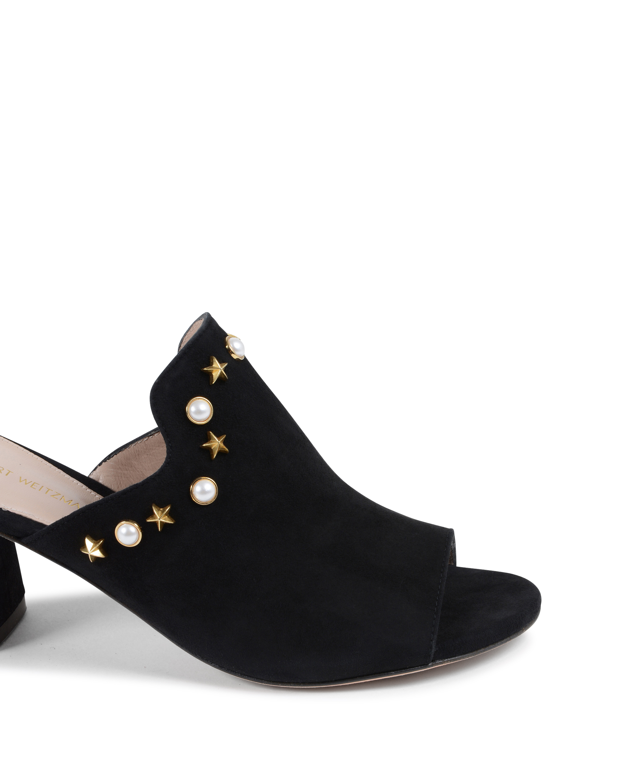 Sandalo mulo da donna Stuart Weitzman nero DOHICKEY
