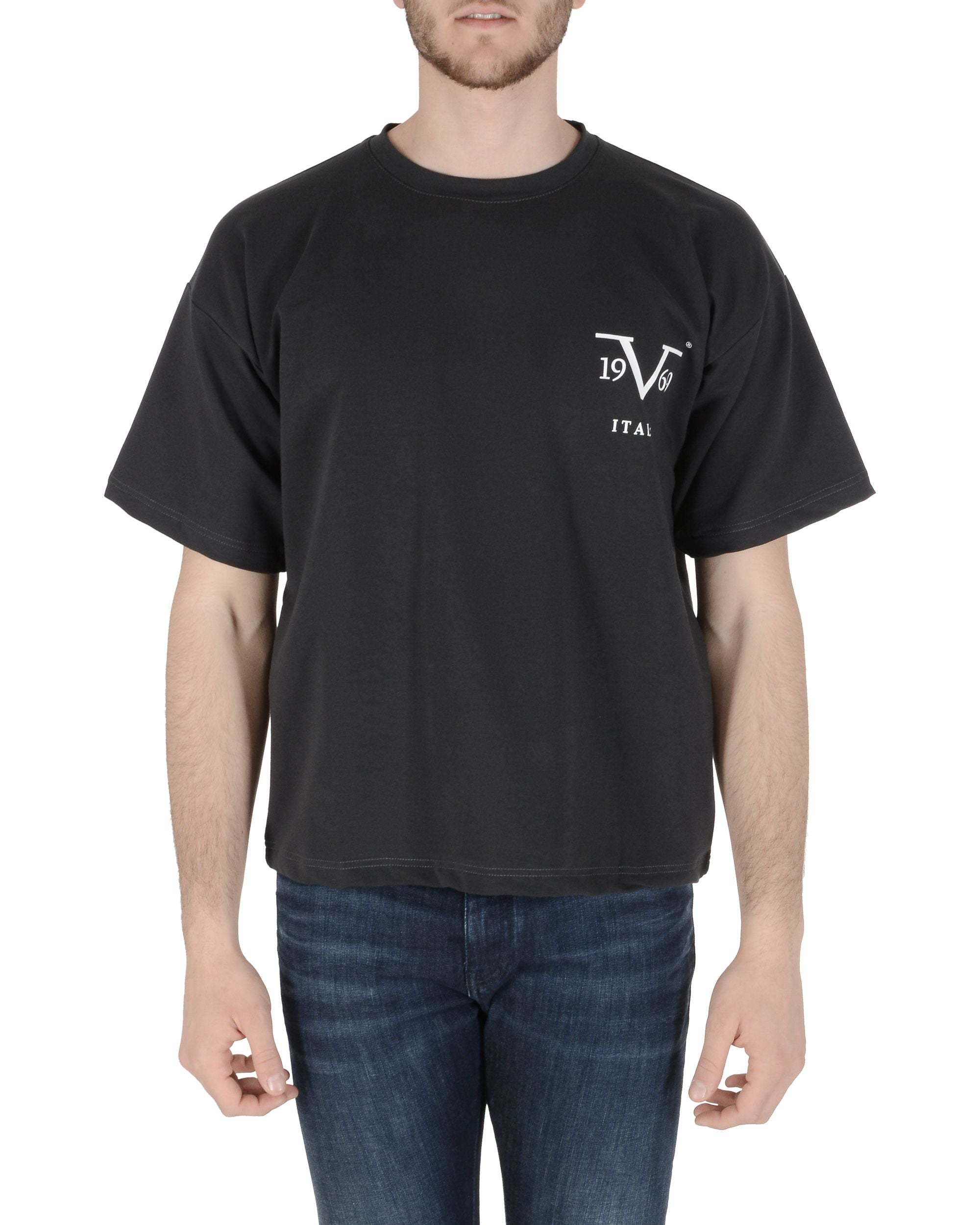 19V69 Italia T-Shirt Uomo Grigio Scuro AZIR GRIGIO SCURO