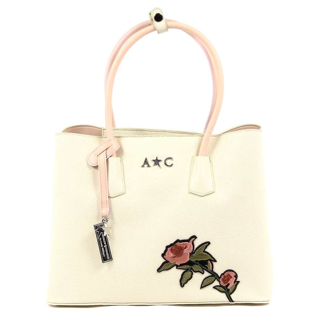 Borsa a mano da donna Andrew Charles Beige GEORGIA