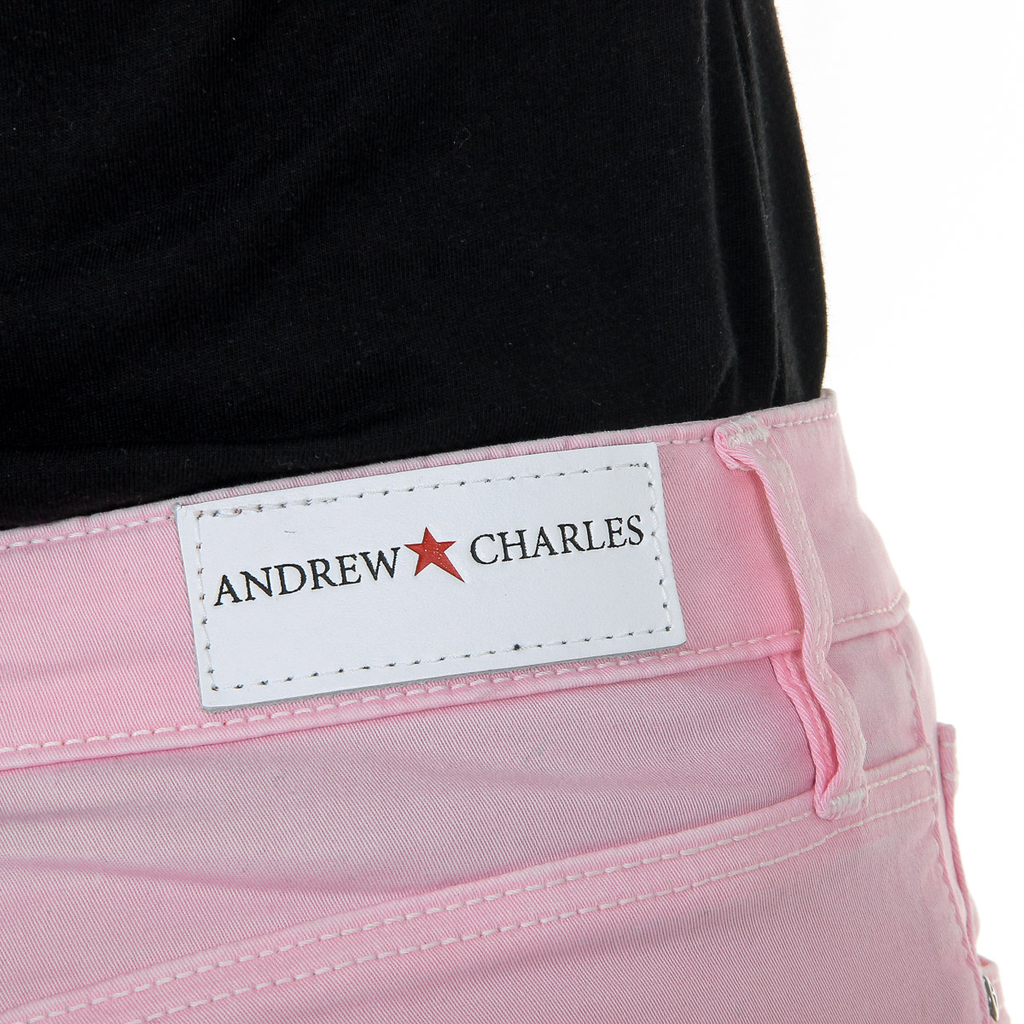 Pantaloni da donna Andrew Charles rosa CLAIRE