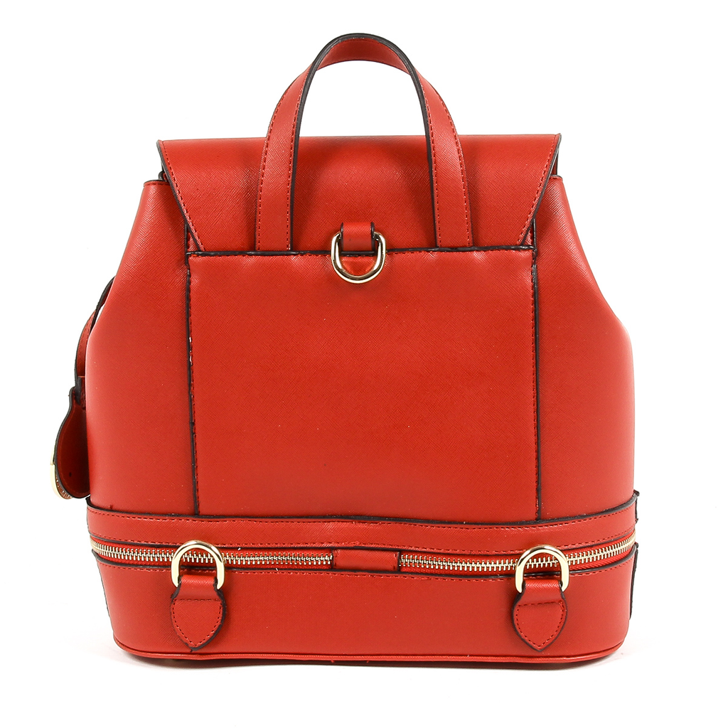 V 1969 Italia Zaino da donna rosso STEFY