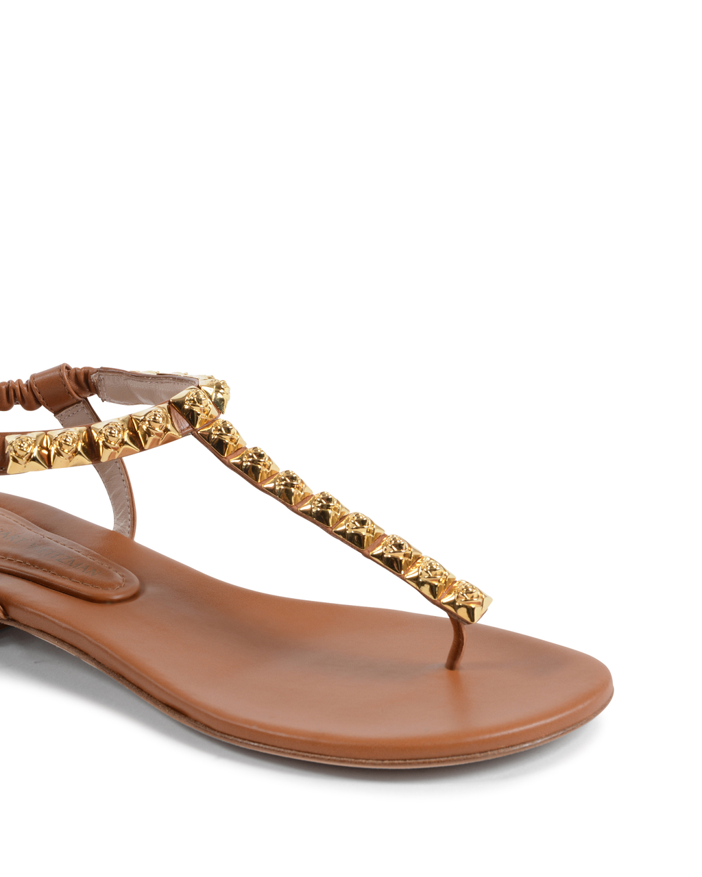 Sandalo piatto da donna Stuart Weitzman Tan ESME