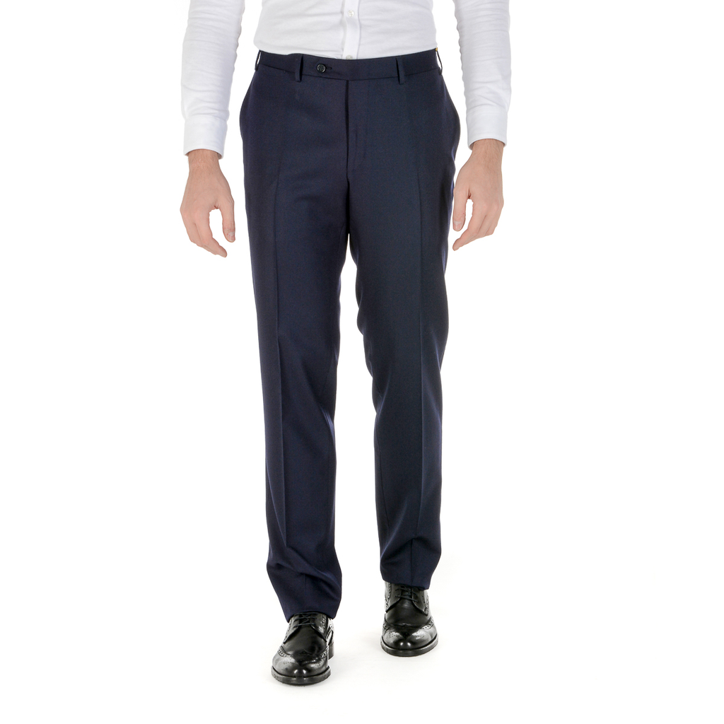 Pantaloni da uomo Canali blu scuro