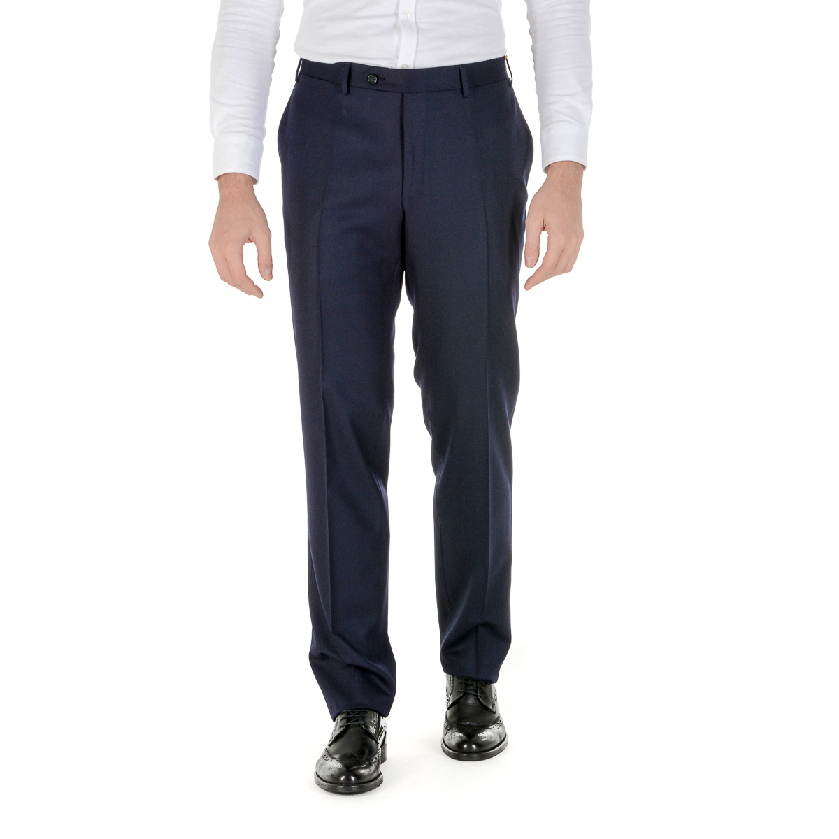Pantaloni da uomo Canali blu scuro