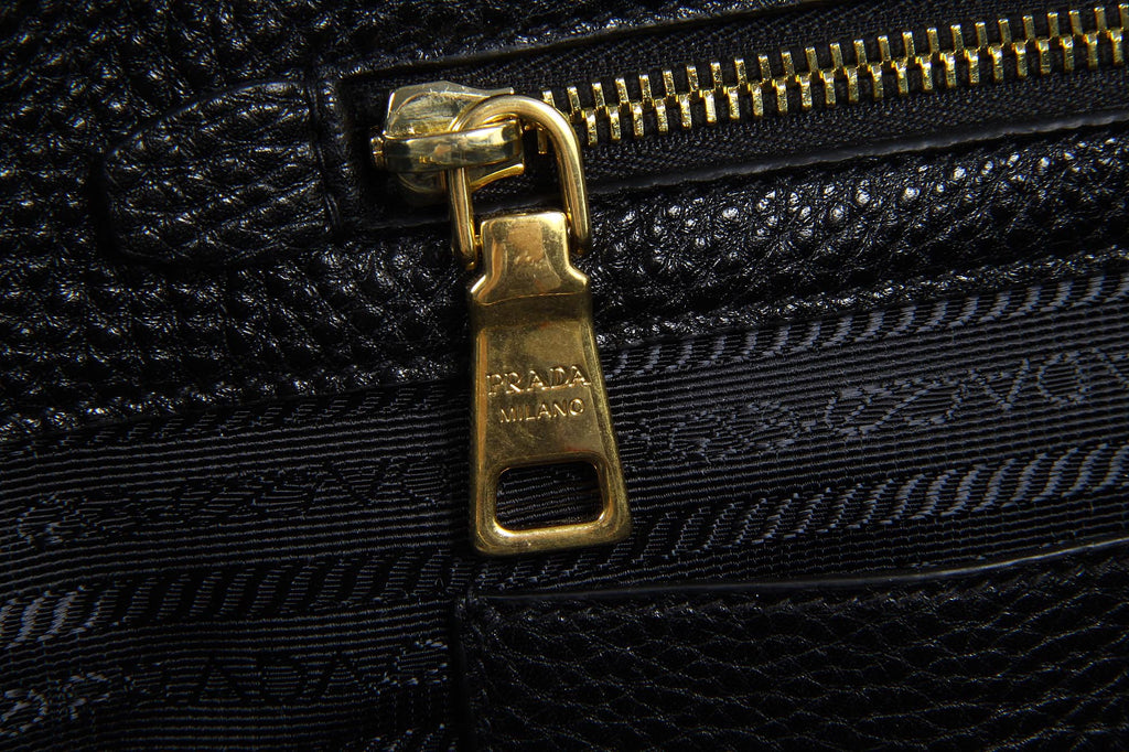 Borsa shopping Prada BN2794 Nero Vitello Daino