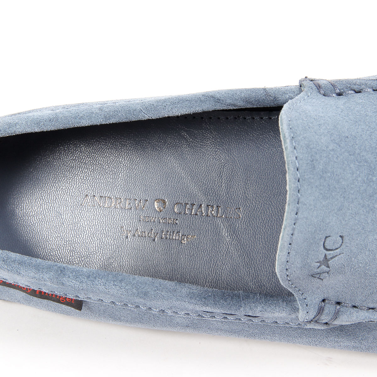 Mocassini da uomo Andrew Charles blu TRON