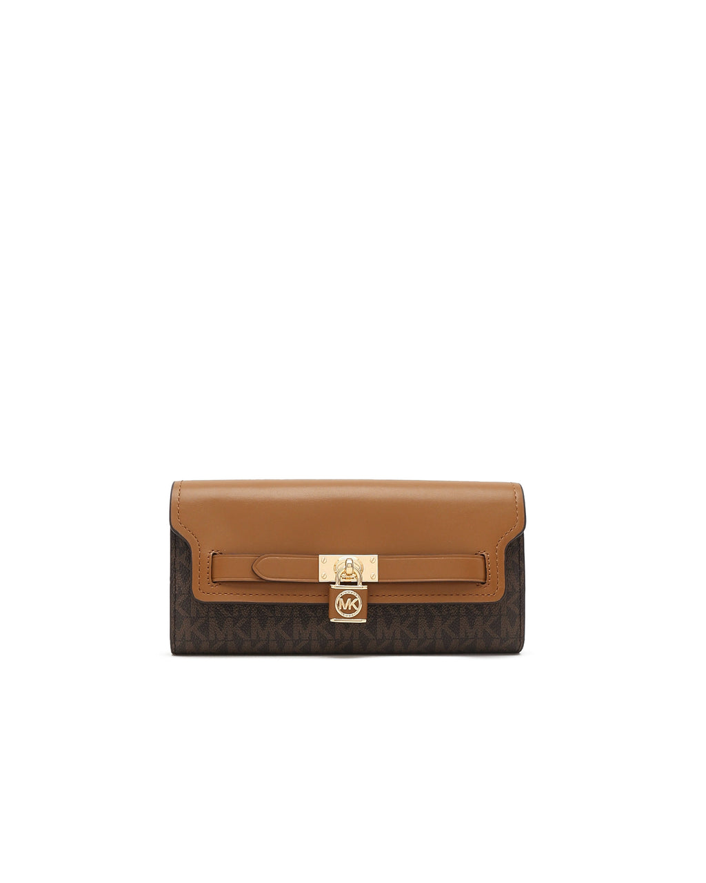 Portafoglio grande da donna Michael Kors Carryall 34T2G9HE7B-Marrone/Ghianda