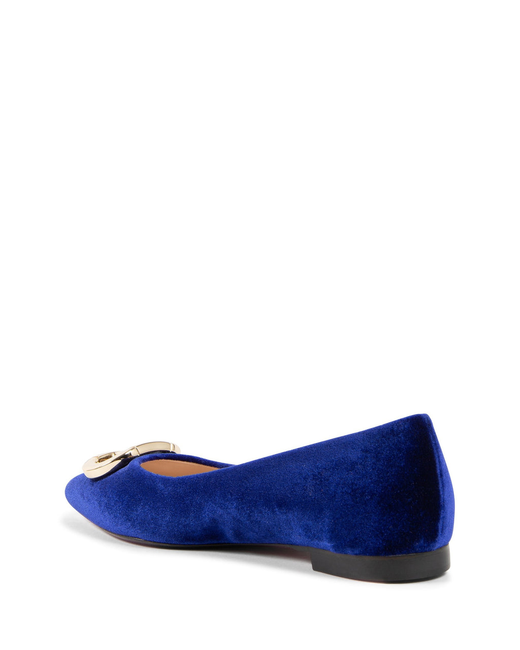 Ballerina in velluto blu reale