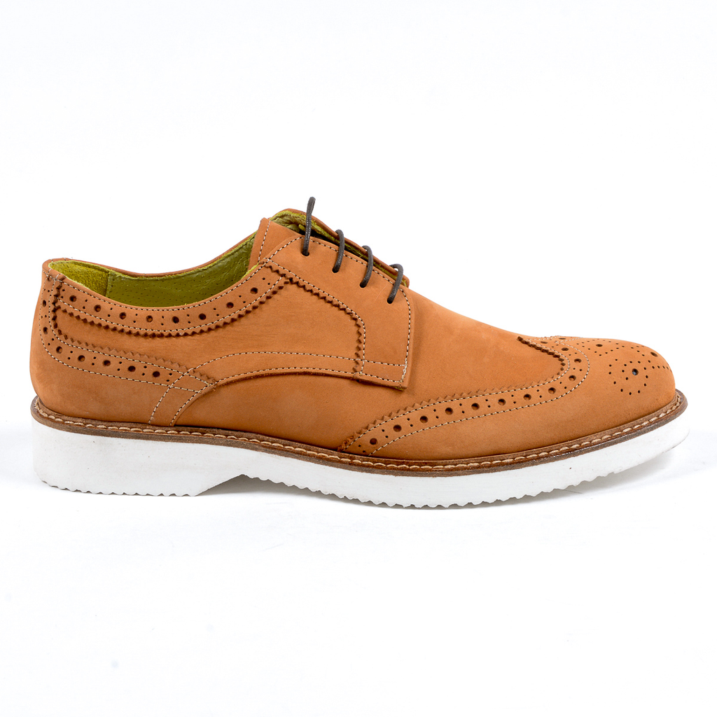 V 1969 Italia Scarpe Oxford Brogue da uomo Marrone PEDRO