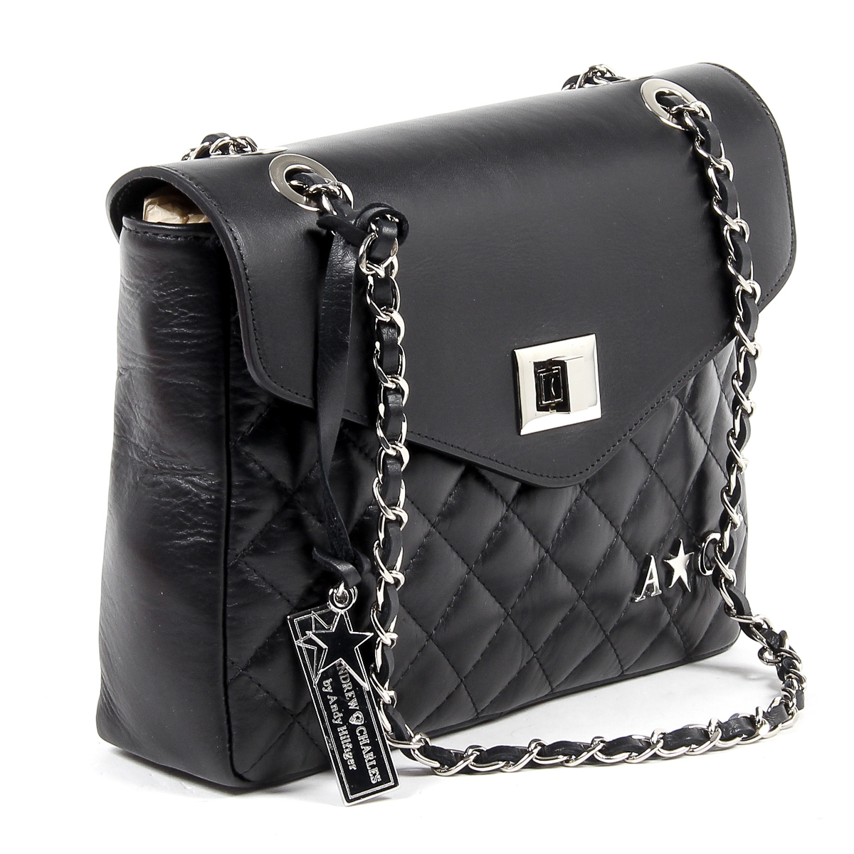Borsa a mano da donna Andrew Charles nera AZALEA