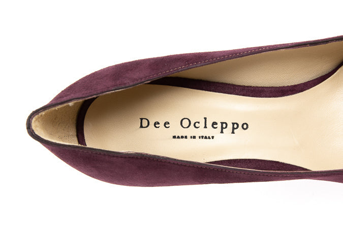 Scarpa con tacco a spillo Logo Fairy Bordeaux