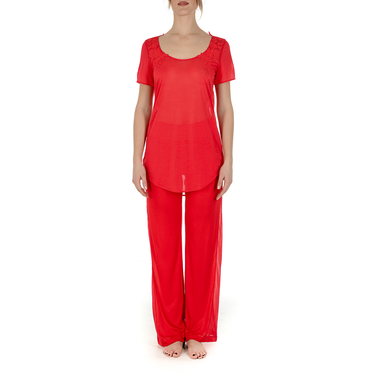 La Perla T-shirt da donna Corallo